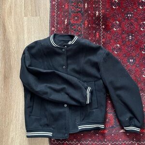 Black Varsity Jacket